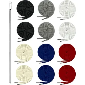 55 Inch Drawstring Replacement Cords with Easy Threader Tool for Sweatpants, Pants, Shorts and Hoodies