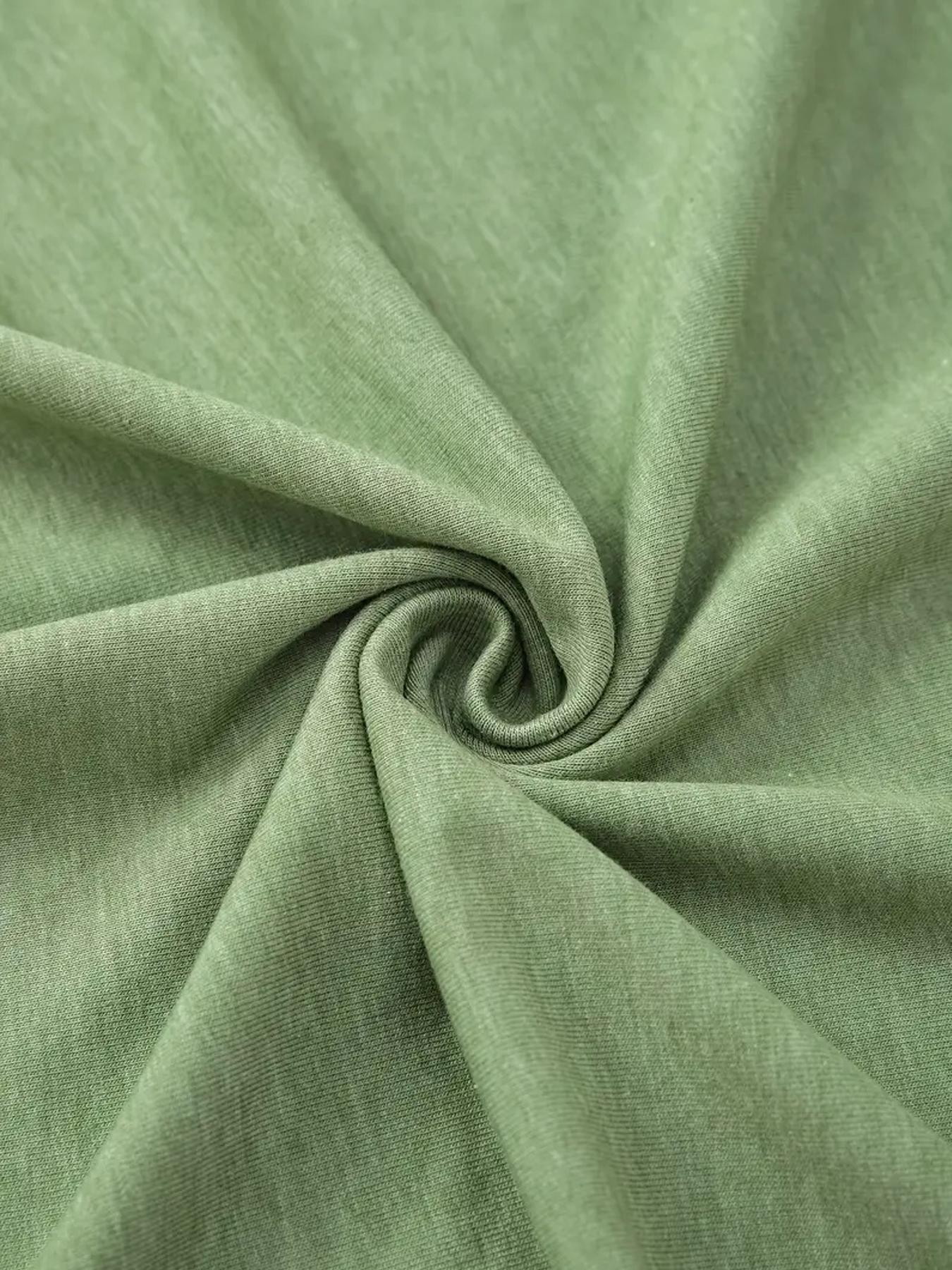 Women's Dandelion & Letter Print V Neck Tee, Casual Short Sleeve T-shirt for Summer, Ladies Clothes for Daily Wear, Top, Womenswear