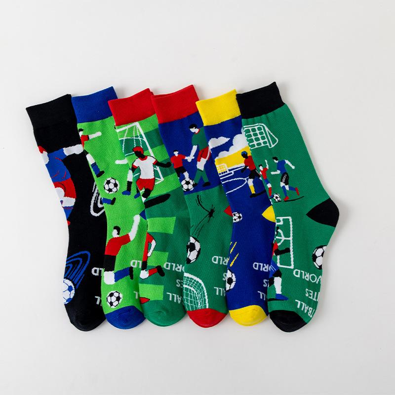 Perfect Match: Ideal for sports, casual outings, or everyday wear, these socks let you show off your love for soccer.