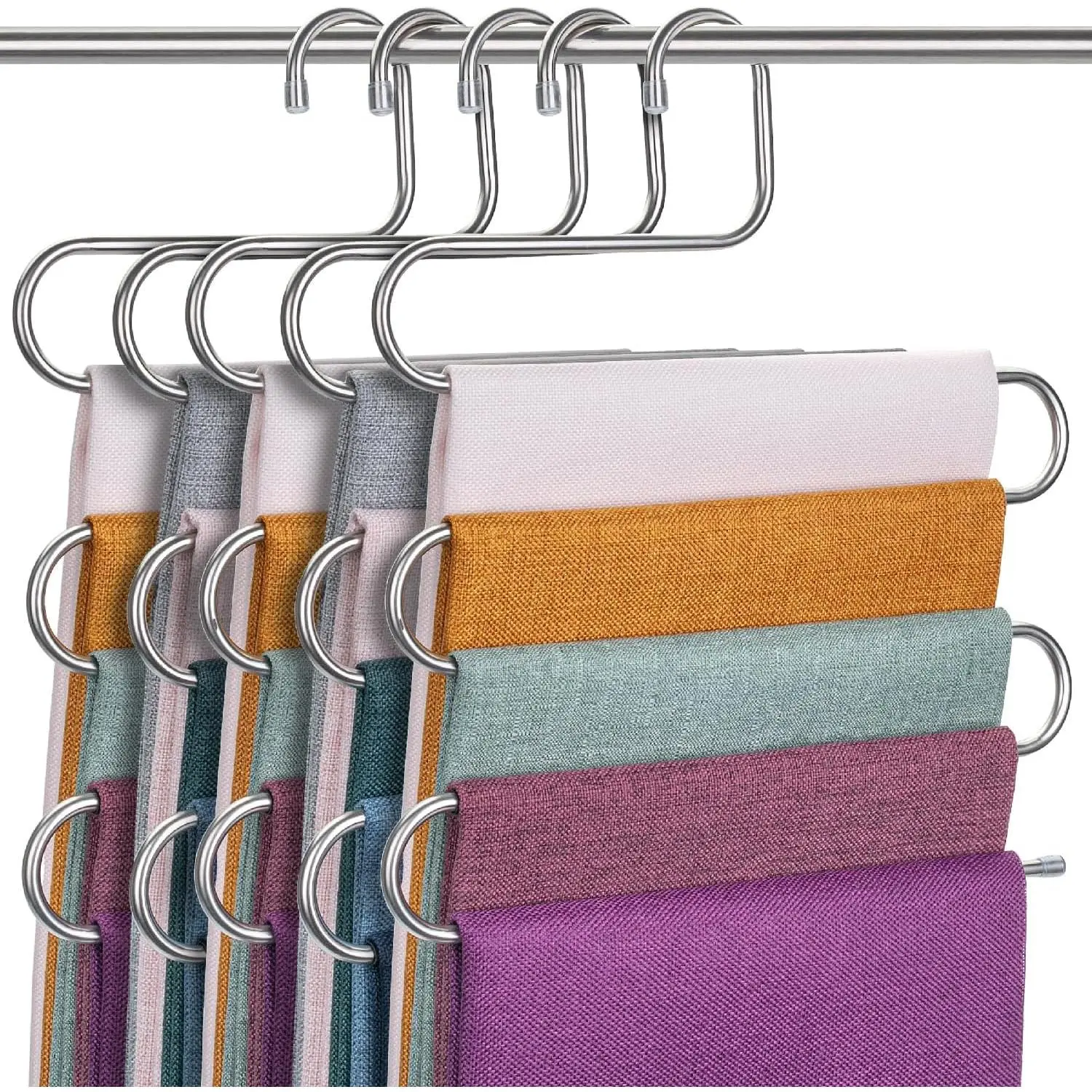 - Pants Hangers Space Saving, 5 Pack, Pant Hangers Space Saving | Hangers for Pants Hanger, Pant Hanger for Pants, Hangers Pants, Jeans Hangers Space Saving, Jean Hangers Space Saving