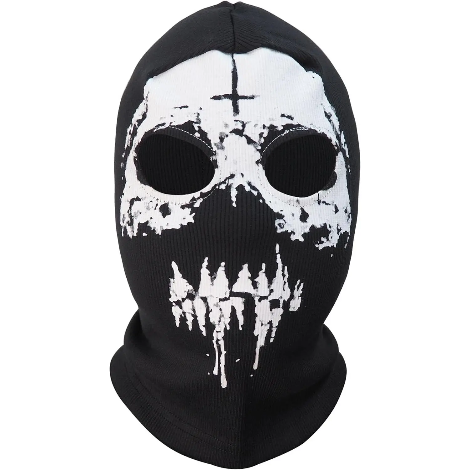 Ghost Balaclava Scary Skeleton Skull Ski Mask for Cosplay, Halloween, Sports, and Motorcycle Cycling
