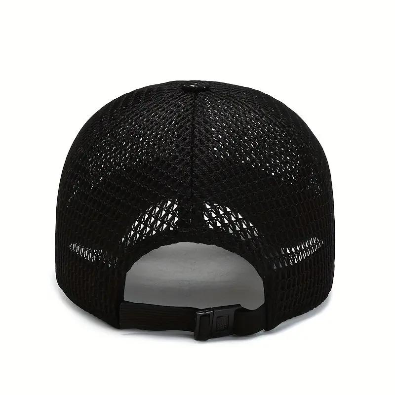 2pcs Men's Summer Outdoor Leisure Sunscreen Fishing Hat Breathable Mesh Baseball Hat Duck Tongue Hat