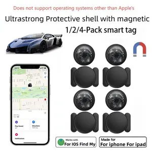 Latest Smart Global Tracker, Compatible with Find My APP, Replaceable Battery, Magnetic Case, for Cars, Bikes, Keys, Wallets, Backpacks