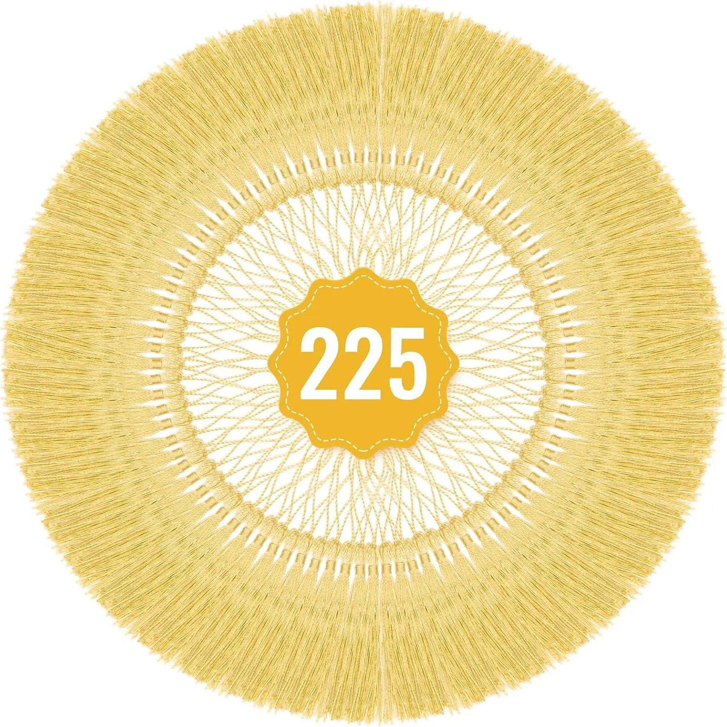 225 count Bookmark Tassels, 13cm/5inch Mini Bookmark Tassels () | Bookmark Tassels for Crafts  Making, DIY Projects, Graduation Bookmarks