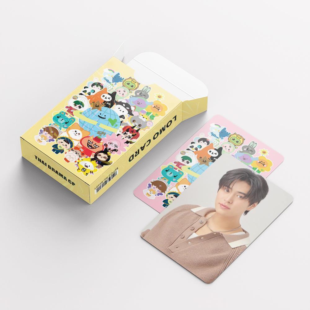 92 Pcs/Set GMMTV Series Laser Lomo Card OffGun EarthMix JoongDunk HD Photocard With Stickers Fans Gift