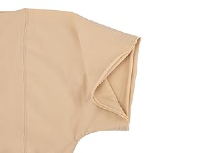 Women's Oversize Workout Crop Tops Casual Short Sleeve Drop Shoulder Boxy T-Shirts Roll Hem Basic Loose Running Tees