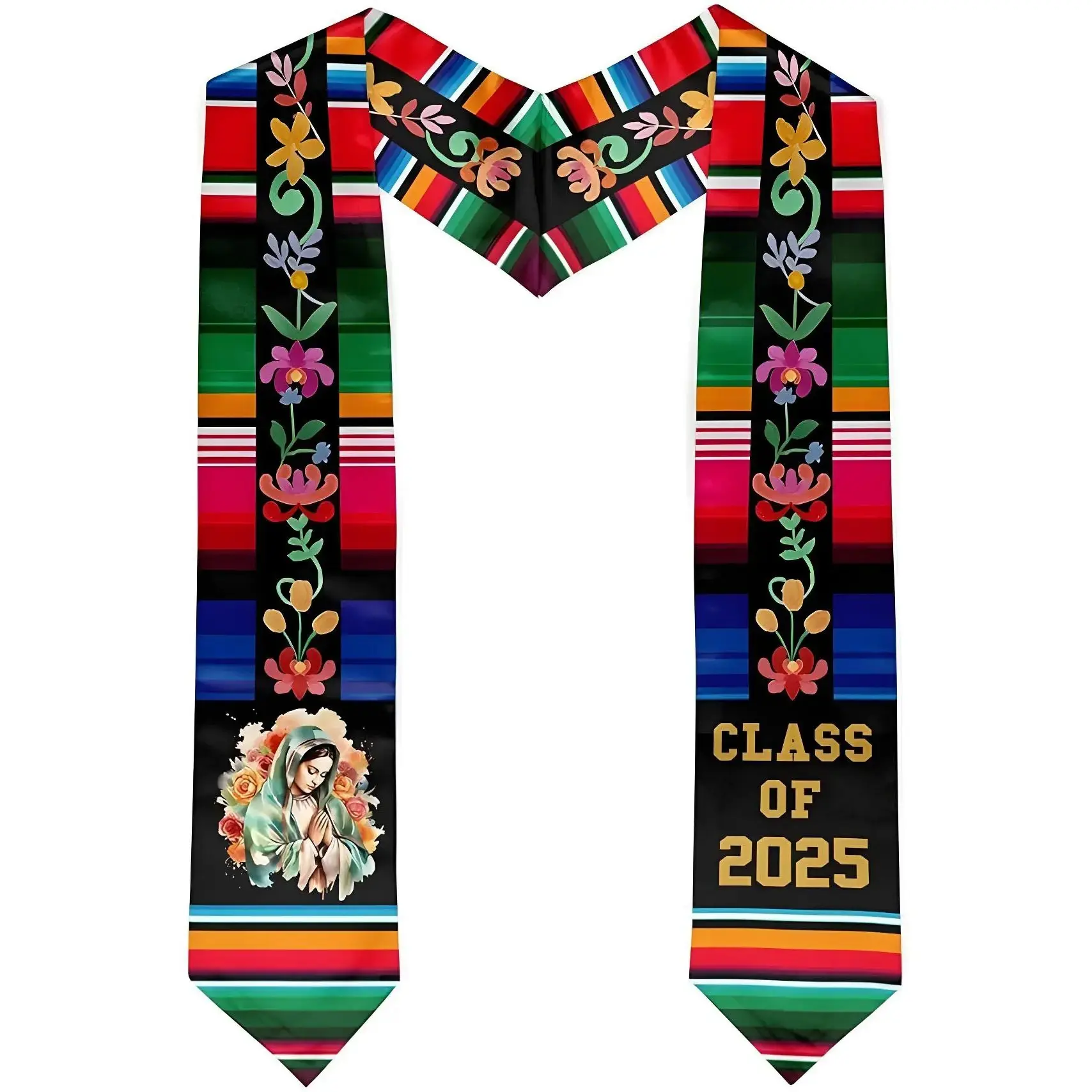 Mexican Graduation Stole Class of 2025, Customized Mexican Graduation Sash, Gift for Graduation's Day