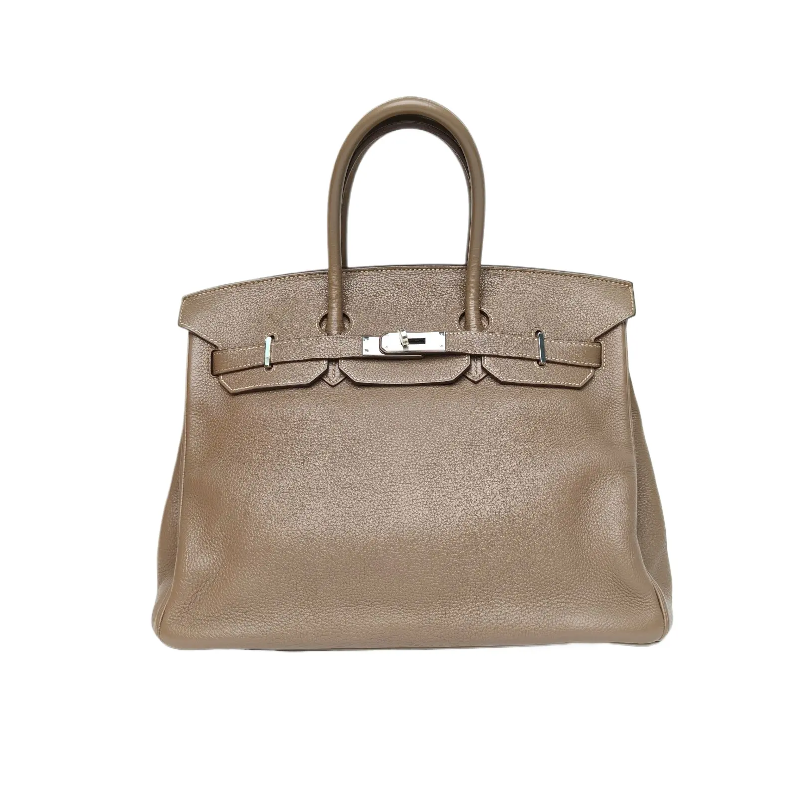 Pre-owned HERMÈS HERMES Birkin 35 Étoupe(18) Togo Leather P206335912