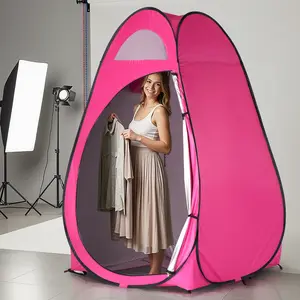Portable Outdoor Pop-up Privacy Shelter Tent for Camping, Hiking, Beach & Travel - Instant Setup 1 Second, Spacious 110x110x190cm, Lightweight with Carry Bag, No Floor Design for Shower, Dressing, Toilet
