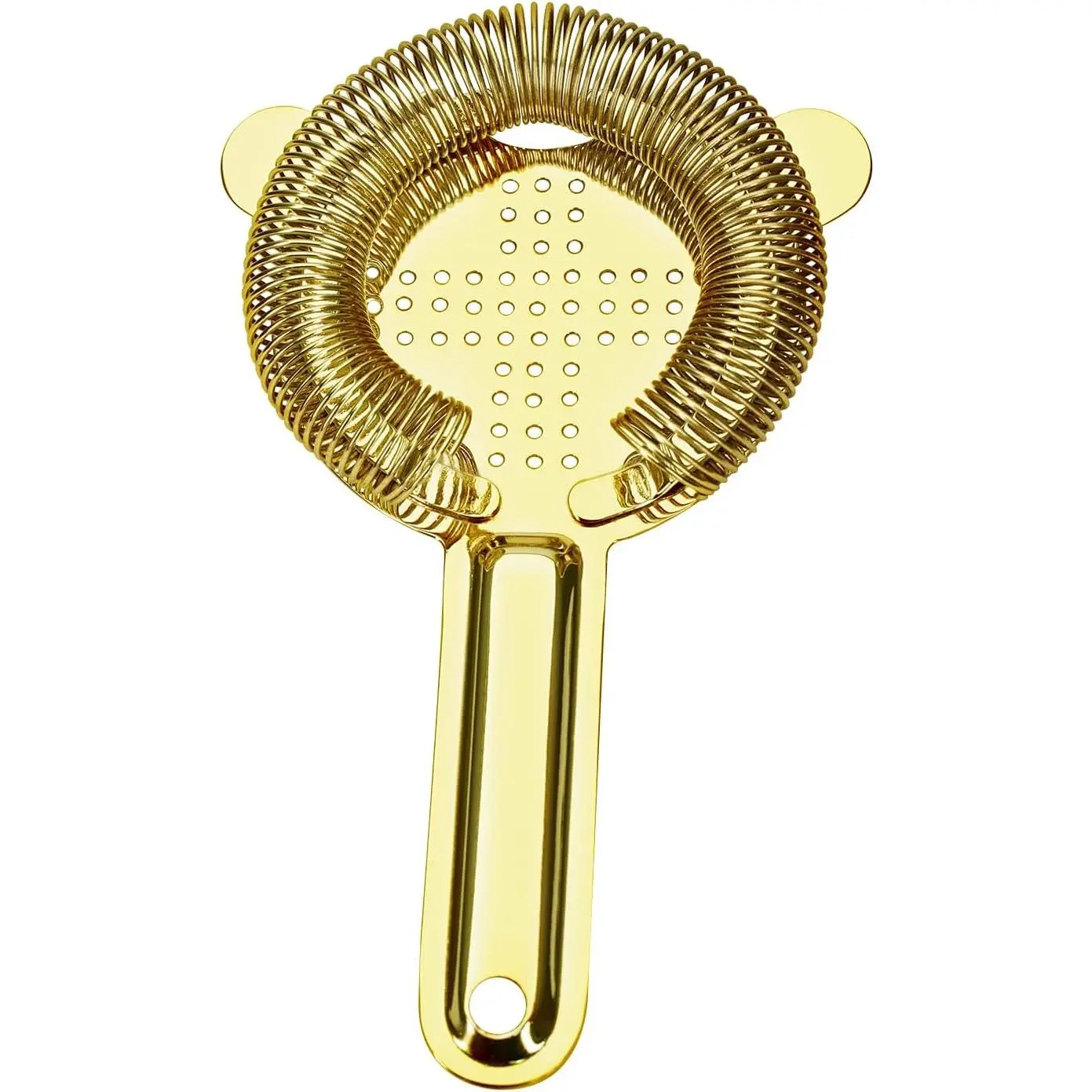 1 count  Strainer, Stainless Steel Bar Strainer, Bar Tool Drink Strainer with Wire Spring for Professional Bartenders and Mixologists (1, )