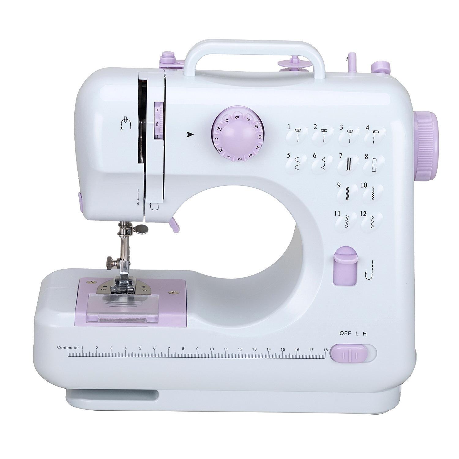 Upgraded Model with Lockstitch Function Household Electric Mini Sewing Machine Portable 505A