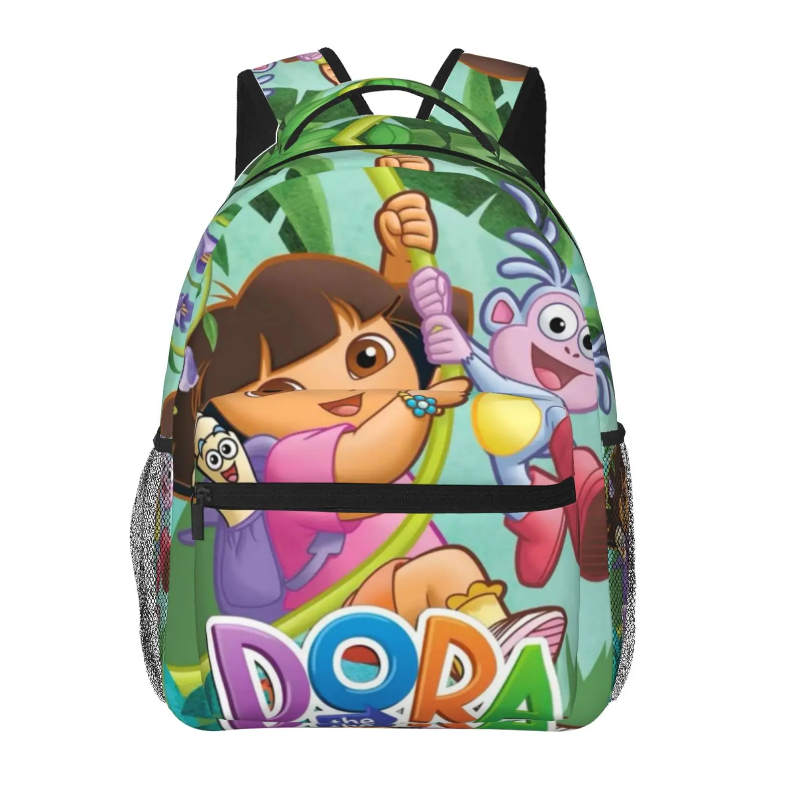 Kids backpack, Dora School bag, Cute Cartoon Backpacks for girls boys, Adjustable Straps Bookbag for Office Travel Bag