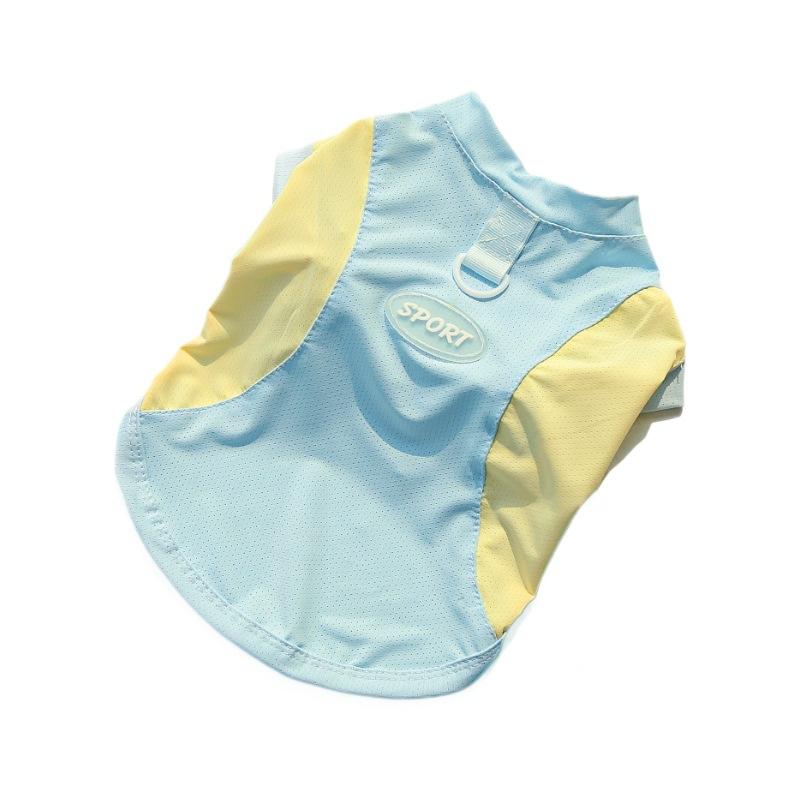 Small, Medium, Large Doggie Ice Silk Spring and Summer Dog Clothes, Cat Clothing Supplies, Cool and Cool Clothes for Sun Protection, Golden Retrievers, Pugs, Yorkies