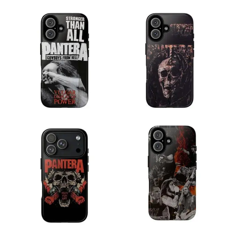 Pantera Stronger Than All Tough Phone Case Suitable for iPhone 17-11 Pro Max/Plus and  Samsung Galaxy S23-25