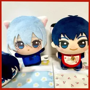 New Anime Blue Lock Vol.7 Hiori You Isagi Yoichi Cosplay Plush Doll Fluffy Maumet Pendant Puppet Keychain Keyring Charm Gift Toy