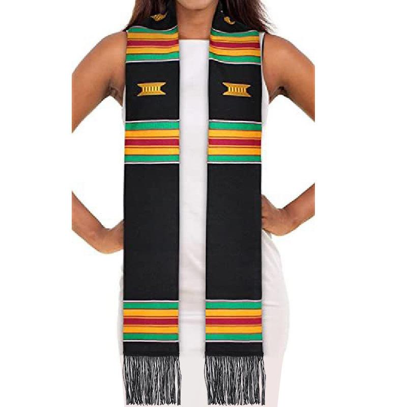 Graduation Stole Class of 2026| Celebrate Culture with the African Graduation Stole Senior 2026 Graduation Sash, Class Of 2026 School Ceremony Decorations