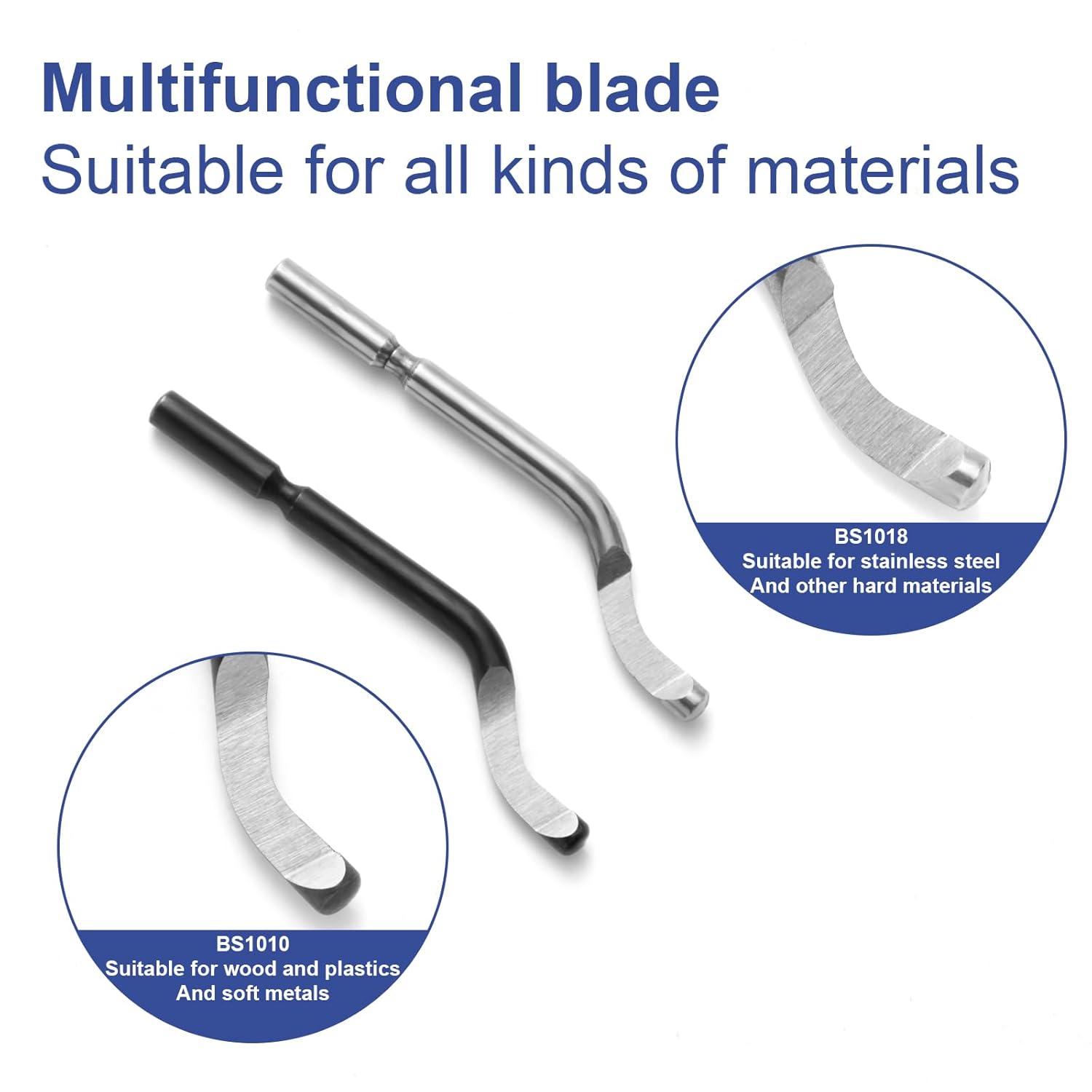 10 count High Speed Steel  Deburring Tool Set for Metal , Copper, , PVC Tube,  Printing,  Edge Processing,  Metal Handle, Deburring Manual Chamfer, Reamer Tool