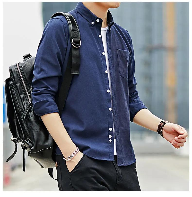 Autumn Oxford spinning men's long sleeved white shirt loose casual jacket Korean version trendy and handsome long sleeved lining clothes workwear shirt long sleeved men's jacket spring and autumn pockets pure cotton high-end white shirt jacket Autumn Oxford spinning men's long sleeved white shirt loose casual jacket Korean version trendy and handsome long sleeved lining clothes workwear shirt long sleeved men's jacket spring and autumn pockets pure cotton high-end white shirt jacket