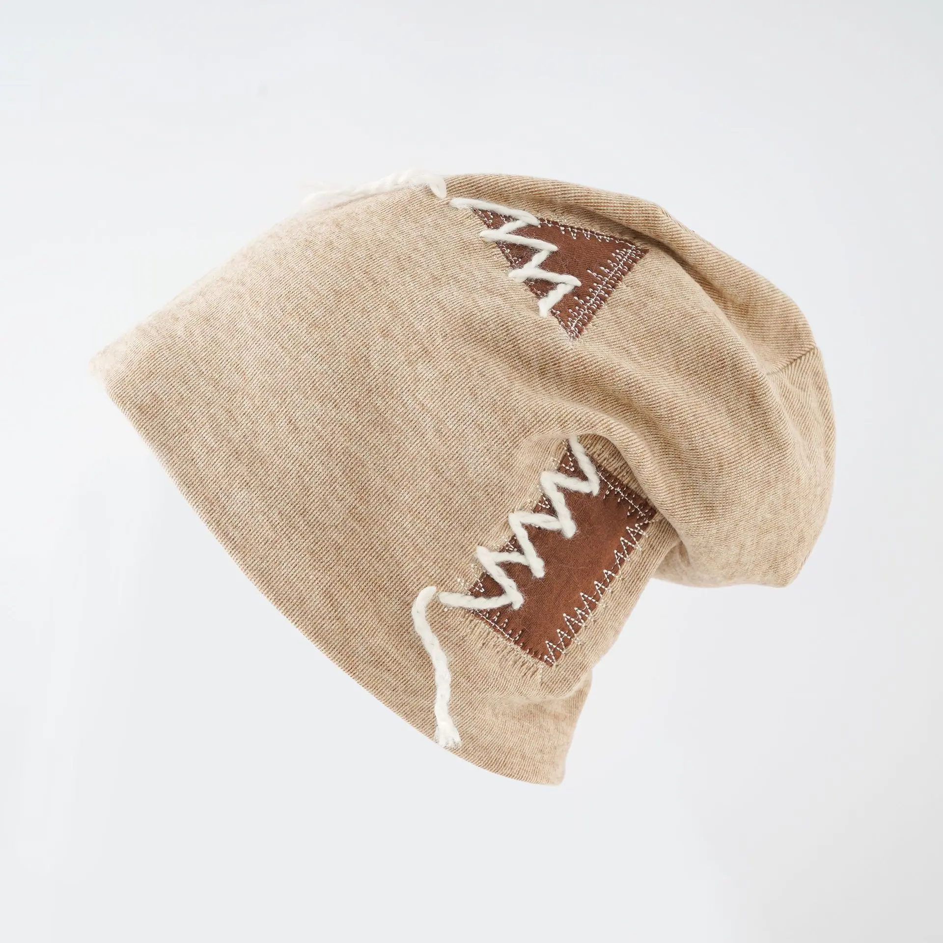 Thin Japanese Slouchy Beanie Large Head Circumference Face Slimming Women Wrap Hat,back to school,back to school haul