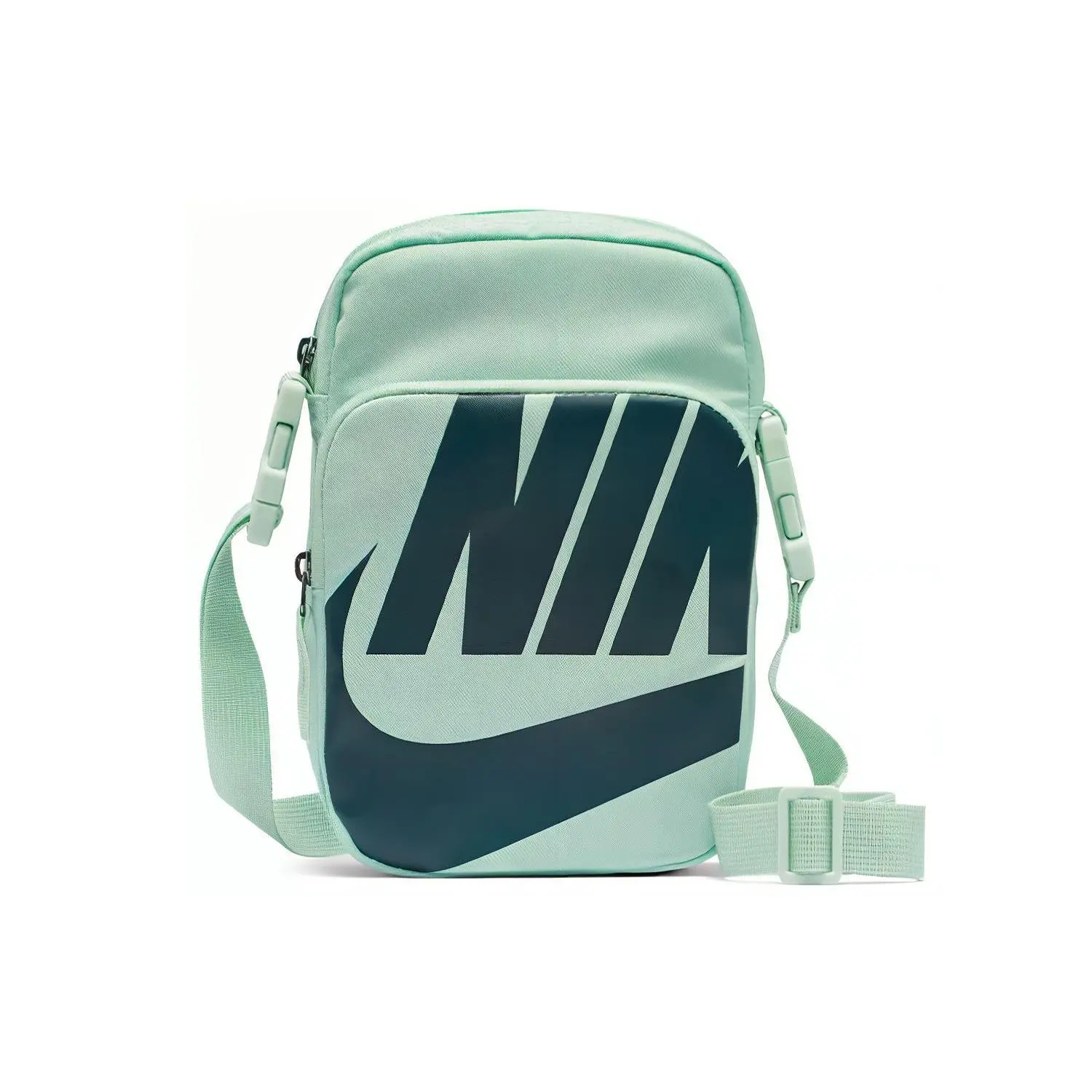 Nike Heritage 2.0 Crossbody Bag for Men and Women – Sporty Polyester Shoulder Bag in Tiffany Green