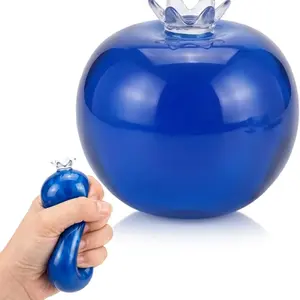 Big Blueberry Squishy Stress Ball, 2.95 Inch Super Soft Fidget Toy, Stress Relief for Adults & Teens, Cute Desk Decor, Birthday Gift