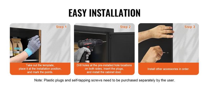 BBQ Access Door, 30W x 21H Inch Double Outdoor Kitchen Door, Cold Plate Flush Mount Door, Wall Vertical Door with Handles and Ventss, for BBQ Island, Grilling Station, Outside Cabinet