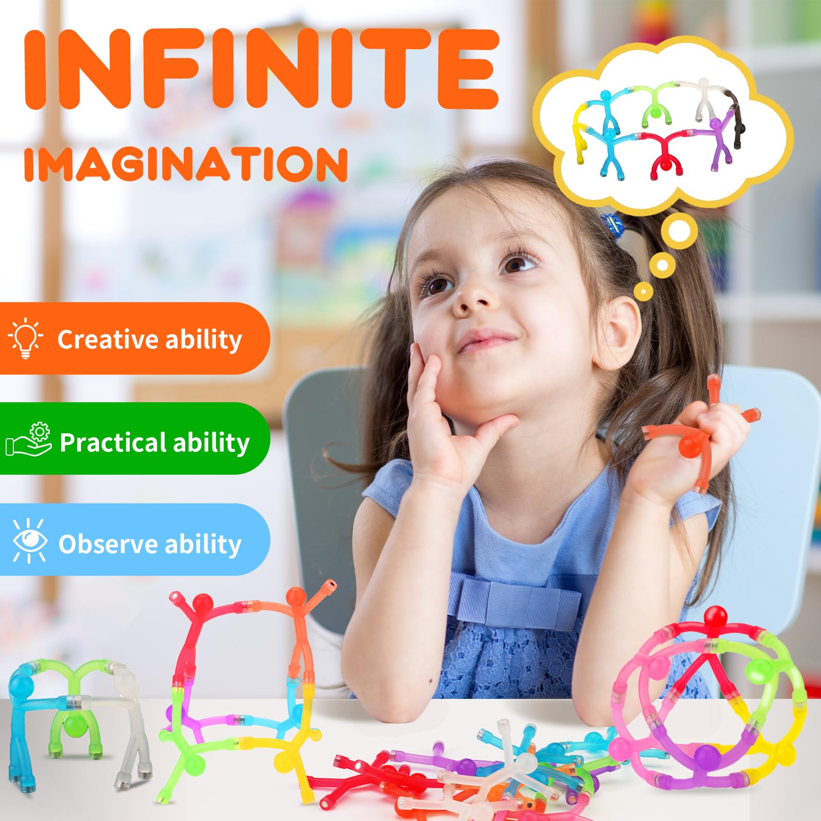 Magnetic Fidget Toys for Adults & Kids 10 Pack – Magnetic People Figures, Cool Sensory Building Toys for Autism, ADHD or Stress Relief, Travel Essentials for Road Trips, Fridge Magnets, Easter Basket Stuffers & Birthday Gifts for Toddlers, Teens Magnetic Fidget Toys for Adults & Kids 10 Pack – Magnetic People Figures, Cool Sensory Building Toys for Autism, ADHD or Stress Relief, Travel Essentials for Road Trips, Fridge Magnets, Easter Basket Stuffers & Birthday Gifts for Toddlers, Teens