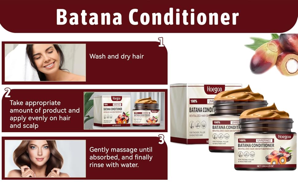 2Pcs Batana for Hair Growth Oil,Botanix Oil from Honduras, 100% Pure Natural Batana Oil Unrefined Moisturizer Haircare Intensive Restore