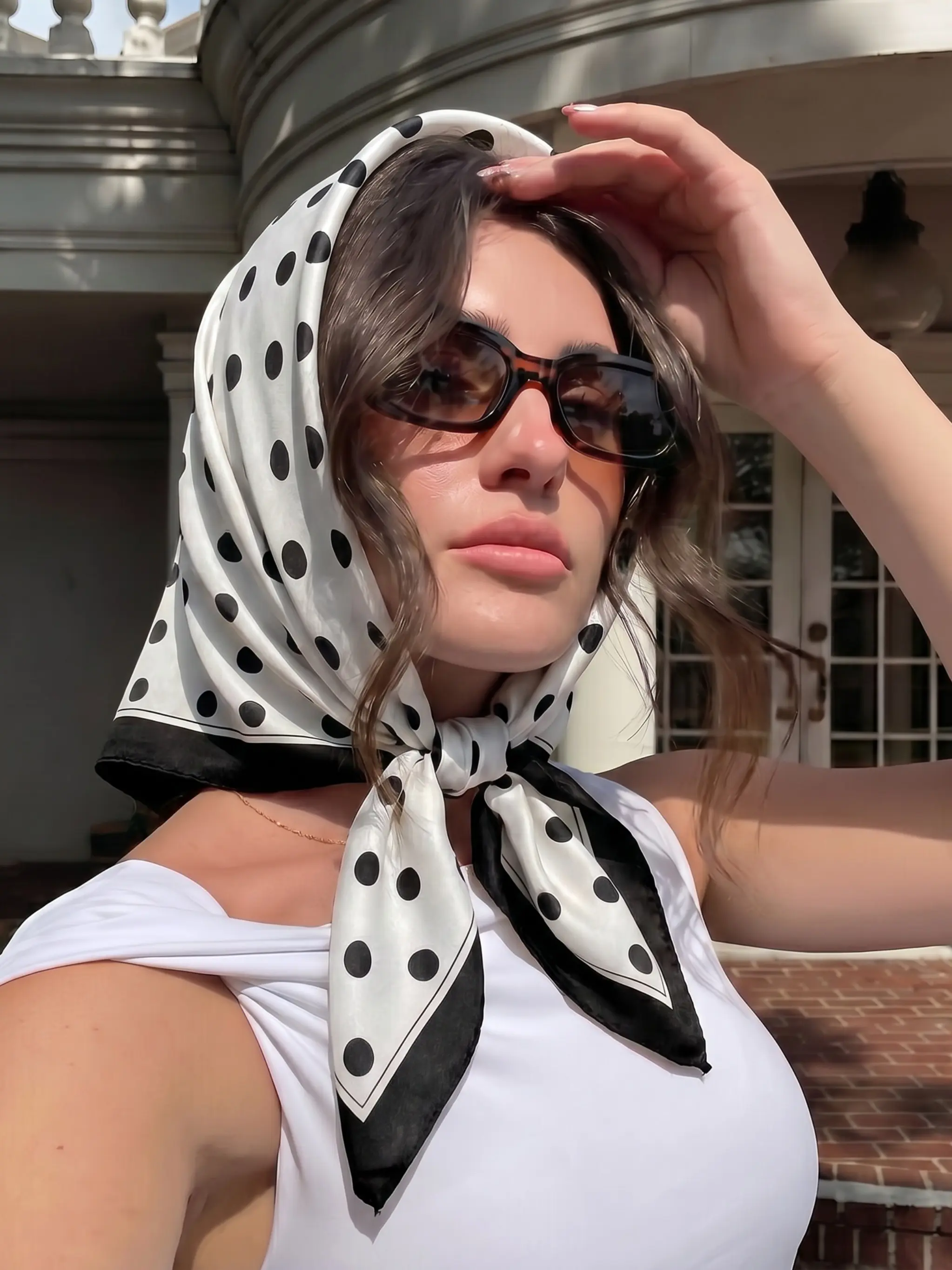 Elegant Silk Scarf for Women, Summer Scarf, Soft & Stylish Design, Perfect Gift for Her, Ideal for Daily Wear & Special Occasions, Square Scarf