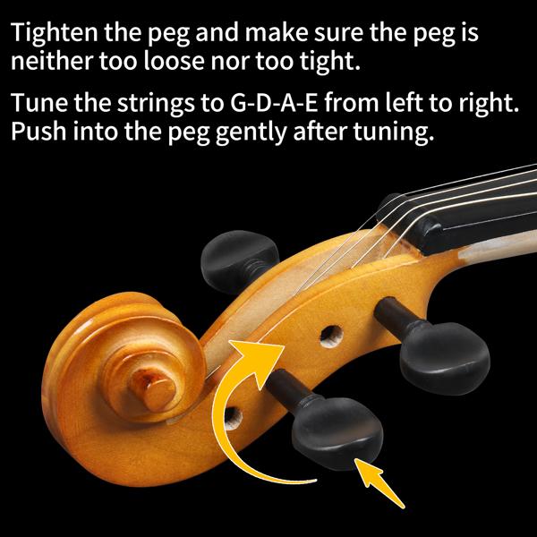 4/4 Violin Set for Adult Beginners and Students with Hard Case, Bow, Shoulder Rest, Rosin, Extra Strings, Pre Set Up Bridge 4/4 Violin Set for Adult Beginners and Students with Hard Case, Bow, Shoulder Rest, Rosin, Extra Strings, Pre Set Up Bridge