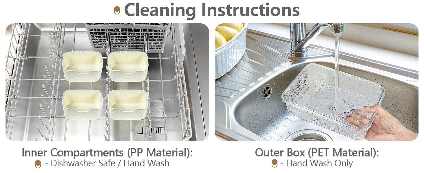 Small Snackle Box Container, Divided Serving Tray with Lid, 4 Compartment Snack Box Container for Candy, Fruits, Charcuterie, Travel & Parties, BPA-Free, 2 Pack