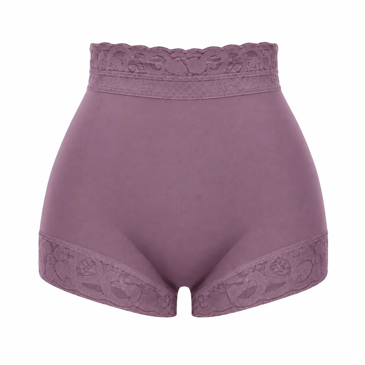 Women's Colombian Lace Short Faja Shapewear - Elastane Solid Wide Belt Tummy Control Butt Lifter Underwear for Wedding, Party Waist Training, Body Slimming, Cross-Waist, 69%Polyamide 31%Elastane, 82%Nylon 18%Spandex, Smooth, Skirts, Everyday, Fabric, Bott