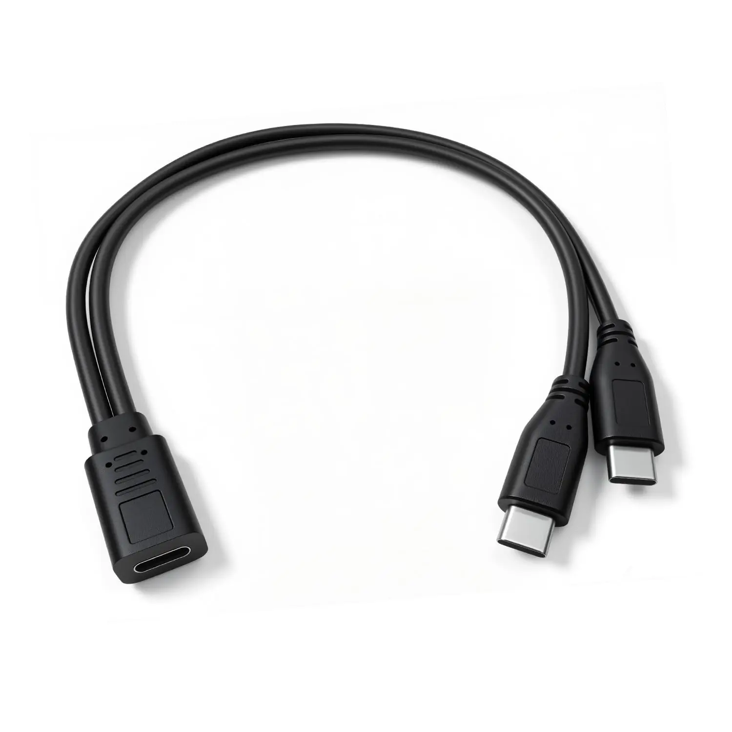 USB-C 2-in-1 Splitter Charge , USB Type C Female to 2 USB-C Male  Y