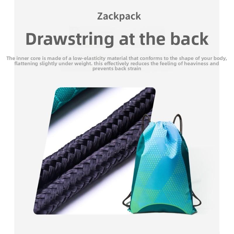 Basketball bag, training backpack, sports and fitness clothes storage bag, basketball, football drawstring portable bag, swimming, motorcycle riding bag, mouth bag, student drawstring backpack.