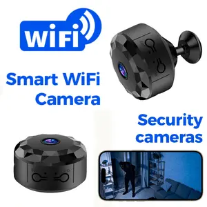 Mini Wireless Magnetic Security Camera, Real-Time Audio Video Recording, HD Indoor Surveillance, WiFi Indoor Camera, Smart Pet Camera, Flexible Installation, Wireless Cameras For Home Security
