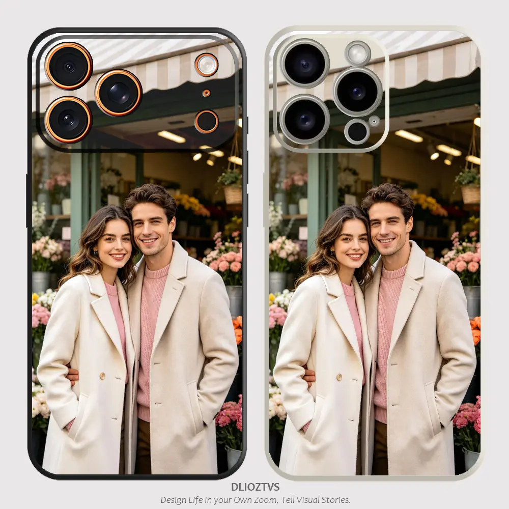 Custom Your Photo Pattern Phone Cases For iPhone 17 Pro Max 17e Air 16 Plus 16e 15 14 13 12 11, For Galaxy S26 Ultra S25 Plus S24 FE S23 S22 S21, Shockproof TPU Soft Liquid Silicone DLIOZTVS Cases Cover