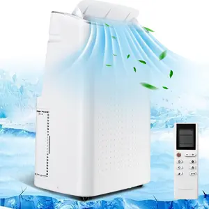 14,000 BTU Portable Air Conditioner for Bedroom - Quiet Cooling, 3-In-1 AC/Fan/Dehumidifier with Remote & Window Kit - Covers 750 Sq.Ft, Ideal for Large Rooms, Offices