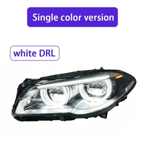 Suitable for BMW 5 Series Headlight Assembly, 2011-2017 F10/F18 Models, 5 Series Angel Eye LED Daytime Running Light Modification
