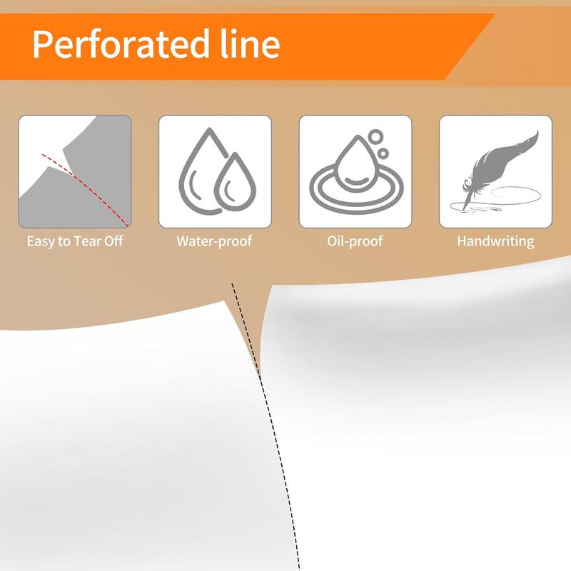 Thermal Printer Paper 8.5 x 11,Thermal Papers,Continuous Thermal Printer Paper, MultipurposeThermal Paper for PortableThermal Printers,JADENS/Itari Printers,100 Sheet.