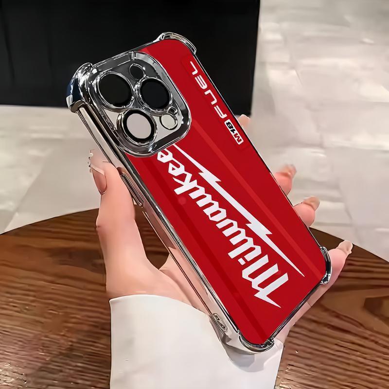 Milwaukee Phone Case C010 for iPhone 17/16/15/14/13/12/11 Xs Pro Max Plus - Anti-Drop, Shockproof, Transparent, Protective Screen Protector Protection Cover tough phone case accessory protection Casing Cellphone Smartphone