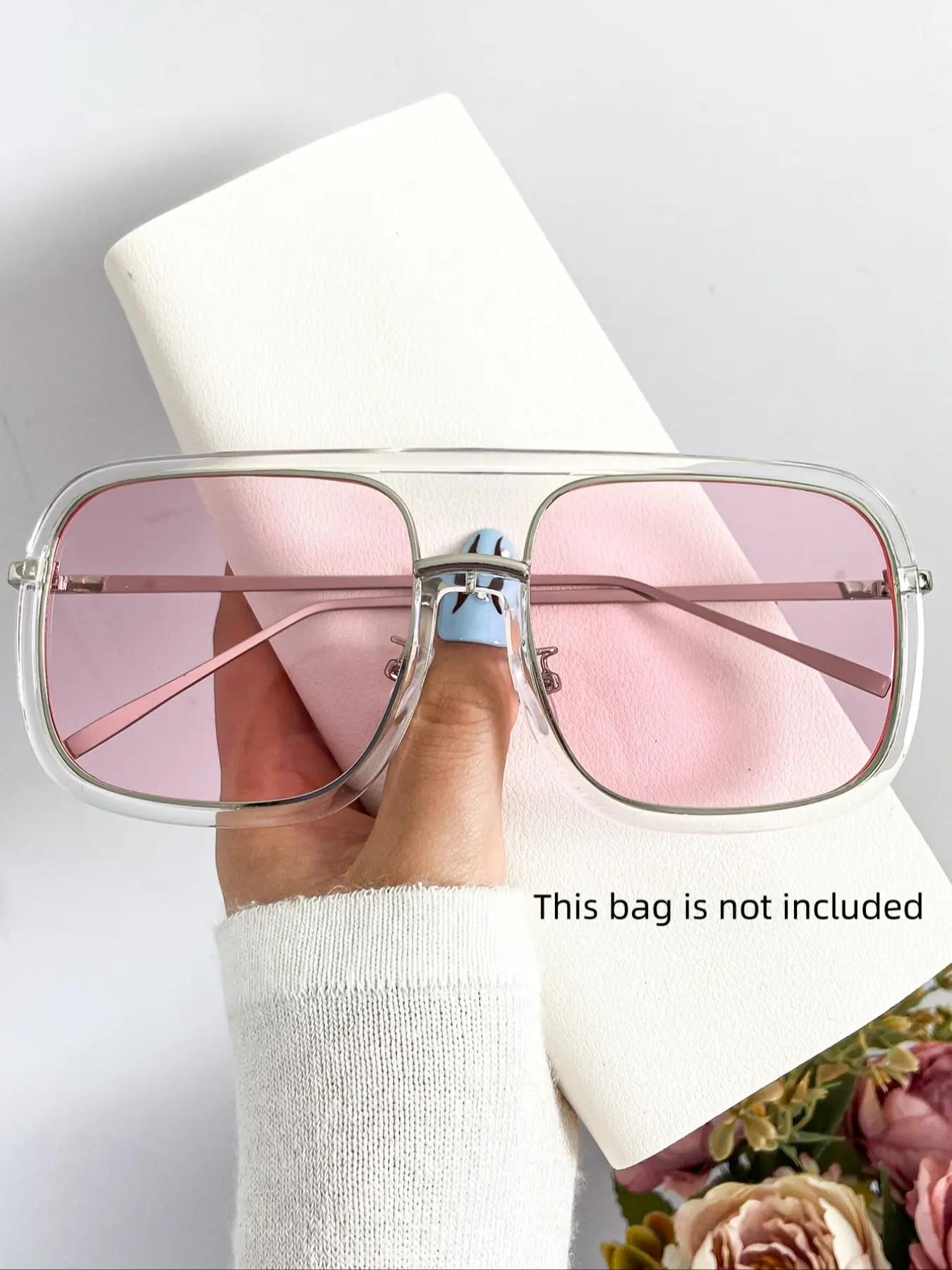 Unisex Street Style Tortoise Pattern Flat Top Frame Glasses, Trendy Casual Glasses for Everyday Use, Fashion Accessories for Outdoor Activities