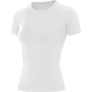 Women's Wardrobe Runhit Compression Shirt Women Short Sleeve Workout Tops Athletic Gym Moisture Wicking T-Shirt Running Yoga Base Layer