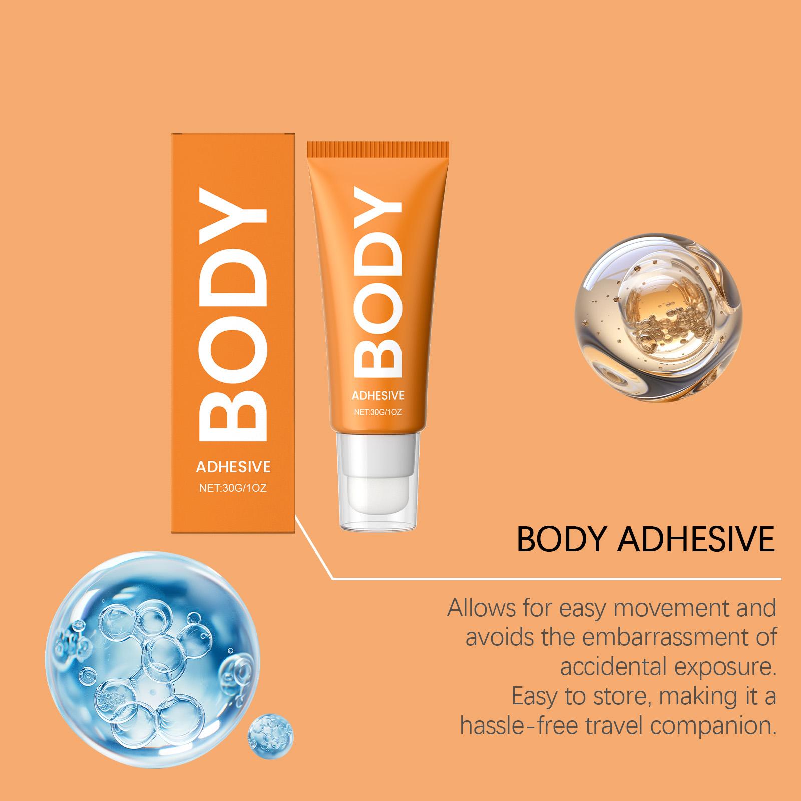 AMZ Anti-Exposure Glue Breathable Skin-Friendly Non-Slip Firm Non-Falling Lightweight Fits Clothing Daily Wear Safe Glue