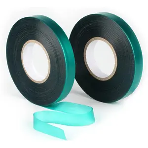 GARDEN Stretch Tie Tape Roll - 2 Rolls Total 300 Feet 1/2" Green Garden Tape Plant Tapes Plant Garden Tie for Climbing Plants Branches Flowers