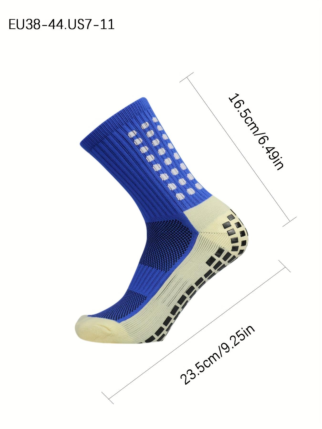 6 Pairs Supreme Comfort Sports Leg Socks - Ultra-Breathable, Anti-Slip Silicone Grip for Football & Soccer - High-Performance Outdoor Adventures Set