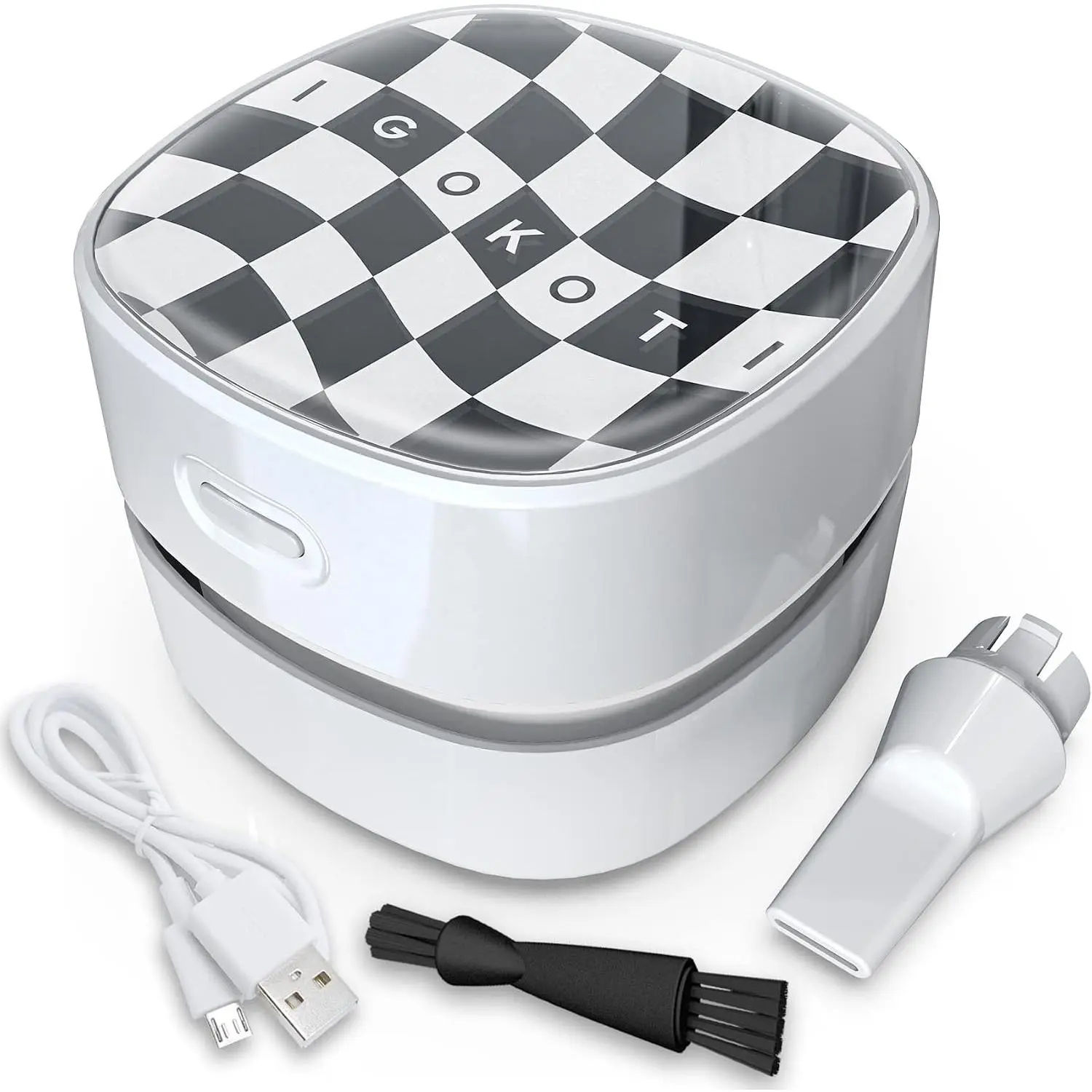 Mini Desktop Vacuum Cleaner, USB  Keyboard Vacuum Cleaner with , Detachable and Portable Mini Vacuum for Desk, Cordless Desk Vacuum for Cleaning, Dust, Crumbs,