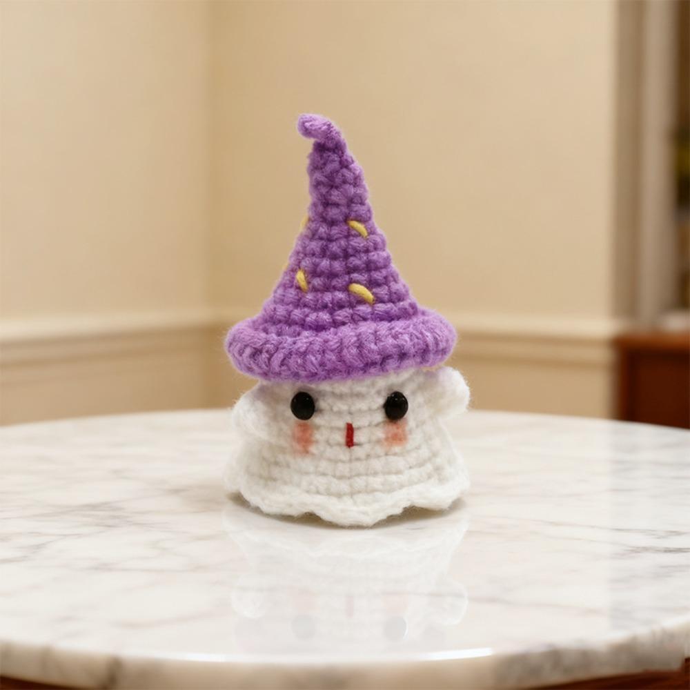 Handwoven Cute Ghost Keychain, Couple & Best Friend Gift, Bag Car Pendant Charm