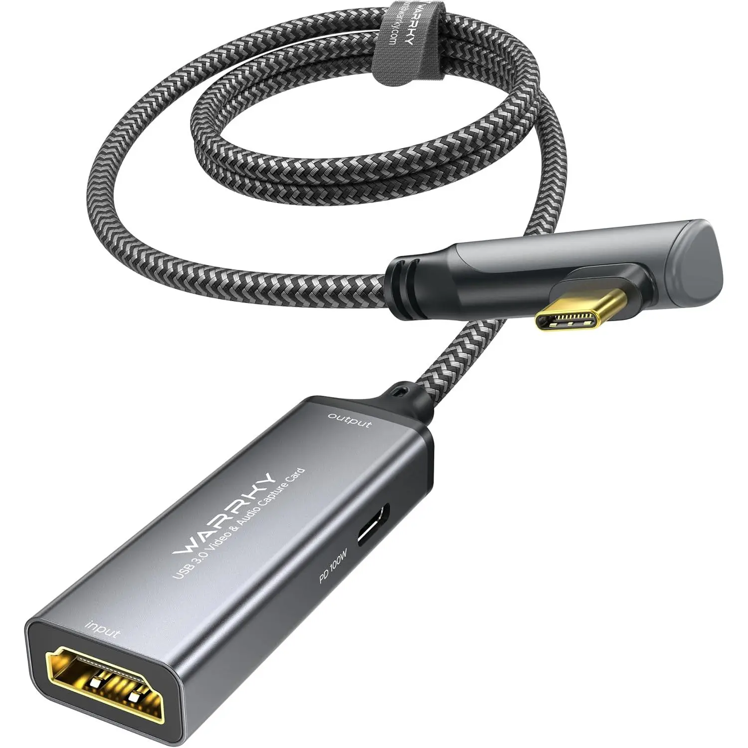 Video Capture Card with 100W Power Delivery, USB 3.0 1080P 60HZ