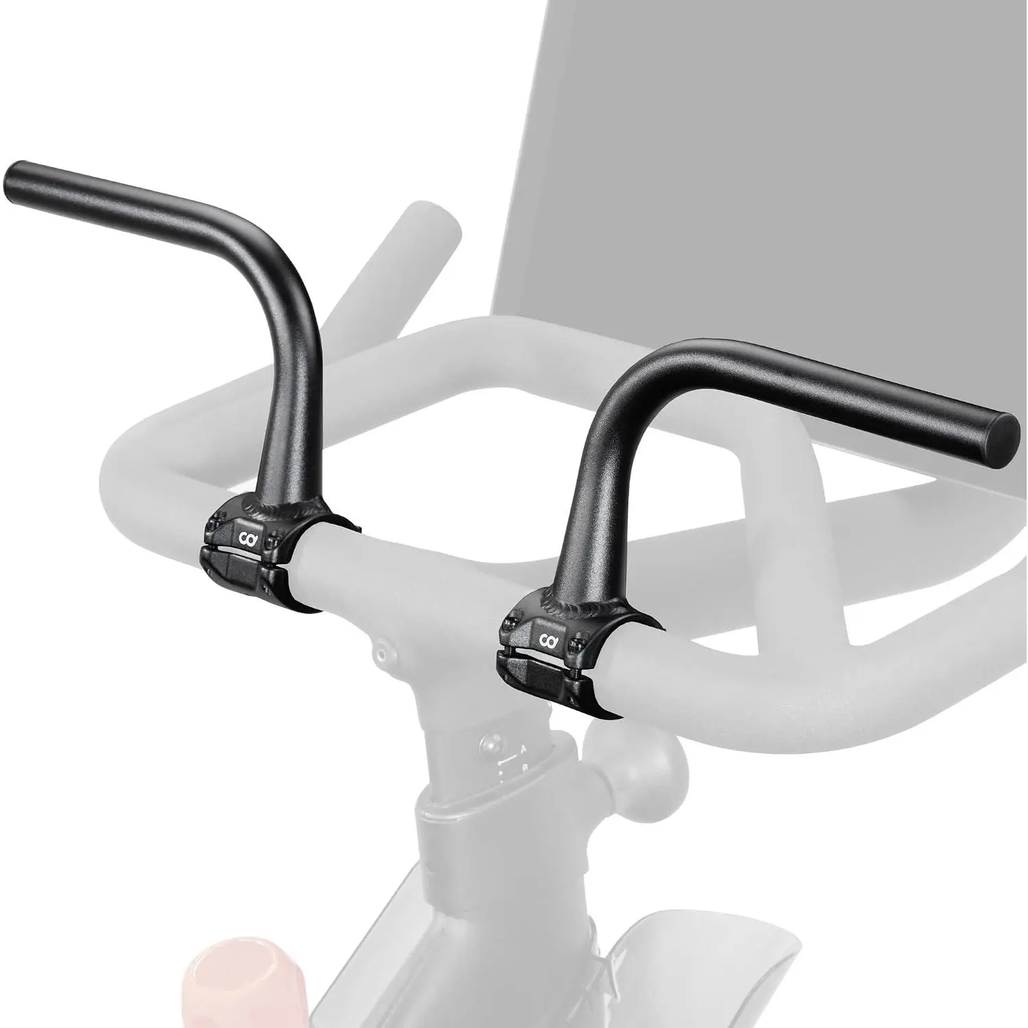 Pair of Handlebar Extenders for Indoor Exercise  -  Handlebar Extension Accessory for Peloton - Compatible with  Handlebar Grips