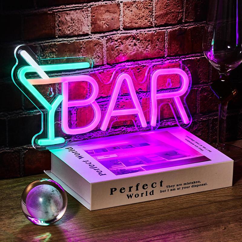 Modern LED Neon Light without Hook, 1 Count USB Powered Decor Neon Sign, Decorative Neon Light For Home Party Bar, Neon Lamps